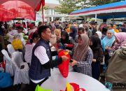 Polres Banjar Gelar Gerakan Pangan Murah Sambut HUT ke-80 RI
