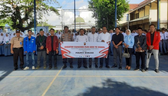 Polres Banjar Gandeng Cipayung Plus dan Ruang Pemuda Goes to School, Dorong Generasi Muda Taat Hukum