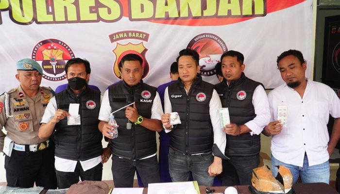 Polres Banjar Ungkap Jaringan Narkoba, Tiga Pengedar Ditangkap dan 31,24 Gram Sabu Disita