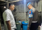 Polres Banjar Amankan Puluhan Liter Tuak dan Ciu dalam Operasi Penertiban Miras