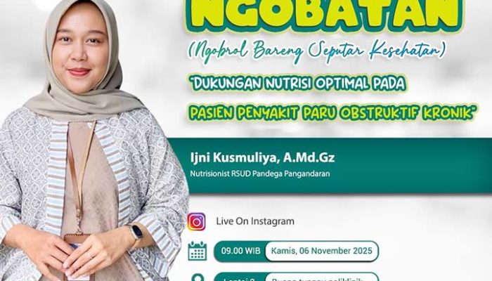 Dukungan Nutrisi Optimal Pasien Penyakit Paru Obstruktif Kronik