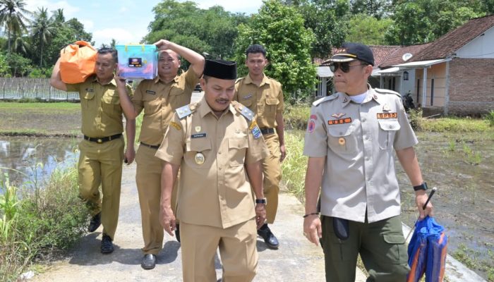 Respons Cepat, Wakil Wali Kota Banjar Kunjungi Korban Puting Beliung