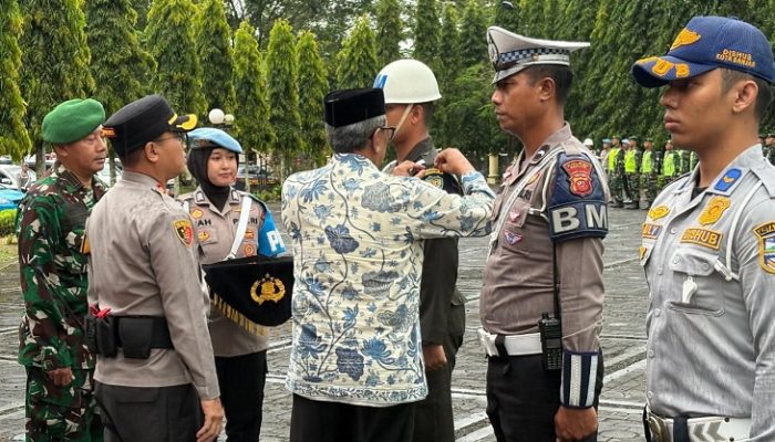 Wali Kota Banjar Pimpin Apel Operasi Lilin Lodaya 2025 Jelang Nataru