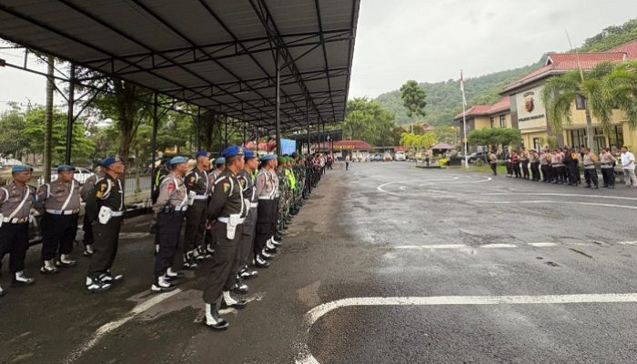 Apel Akbar Pengamanan Tahun Baru, Kapolres Banjar Tekankan Pendekatan Humanis
