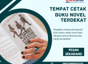 Cetak Buku Novel Berkualitas