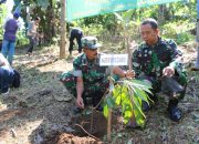 Kodim 0613/Ciamis Tanam 500 Pohon di Banjar, Wujudkan Lingkungan Lebih Hijau