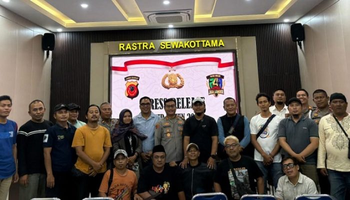 Akhir Tahun 2025, Polres Banjar Gelar Press Release Capaian Kinerja