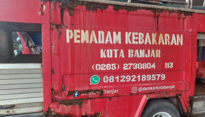 Memprihatinkan, Damkar Kota Banjar Masih Andalkan Armada Usia 23 Tahun