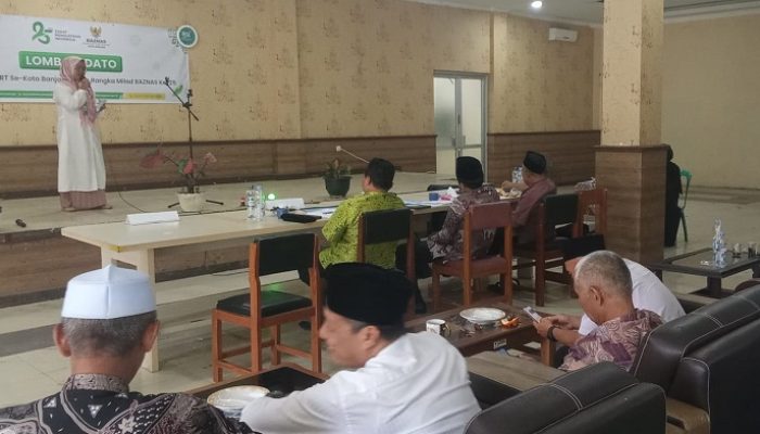 Peringati Milad Ke-25, Baznas Kota Banjar Gelar Lomba Pidato Antar Ketua RT