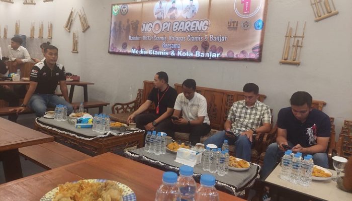 Ngopi Bareng Jadi Wadah Silaturahmi Kodim 0613 dan Lapas Bersama Media