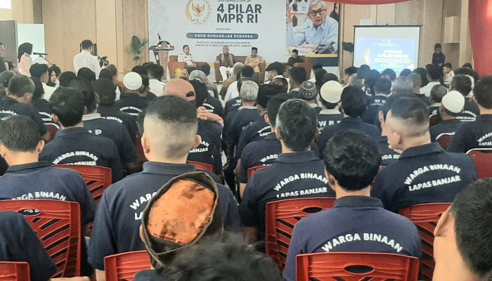 Ratusan WB Lapas Banjar Ikuti Sosialisasi 4 Pilar MPR