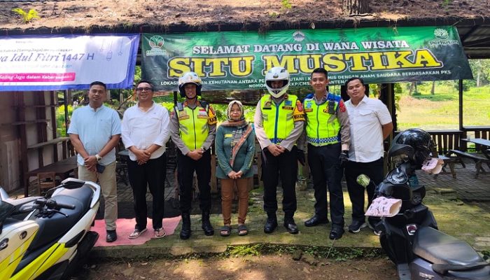 Kapolres Banjar Cek Arus Balik dan Jalur Wisata, Sapa Pemudik hingga Pantau Situ Mustika