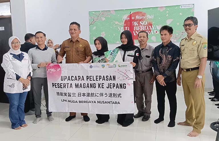 Lepas 34 Peserta Magang ke Jepang, LPK SO Embun Perkuat Daya Saing Kerja Internasional