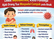 Lewat NGOBATAN, RSUD Pandega Ajak Orang Tua Waspadai Campak pada Anak