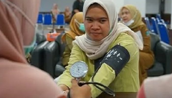 RSUD Pandega Pangandaran Tingkatkan Keselamatan Kerja Lewat Vaksinasi MR Massal