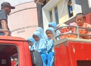 BPBD Banjar Kenalkan Simulasi Evakuasi kepada Anak Usia Dini